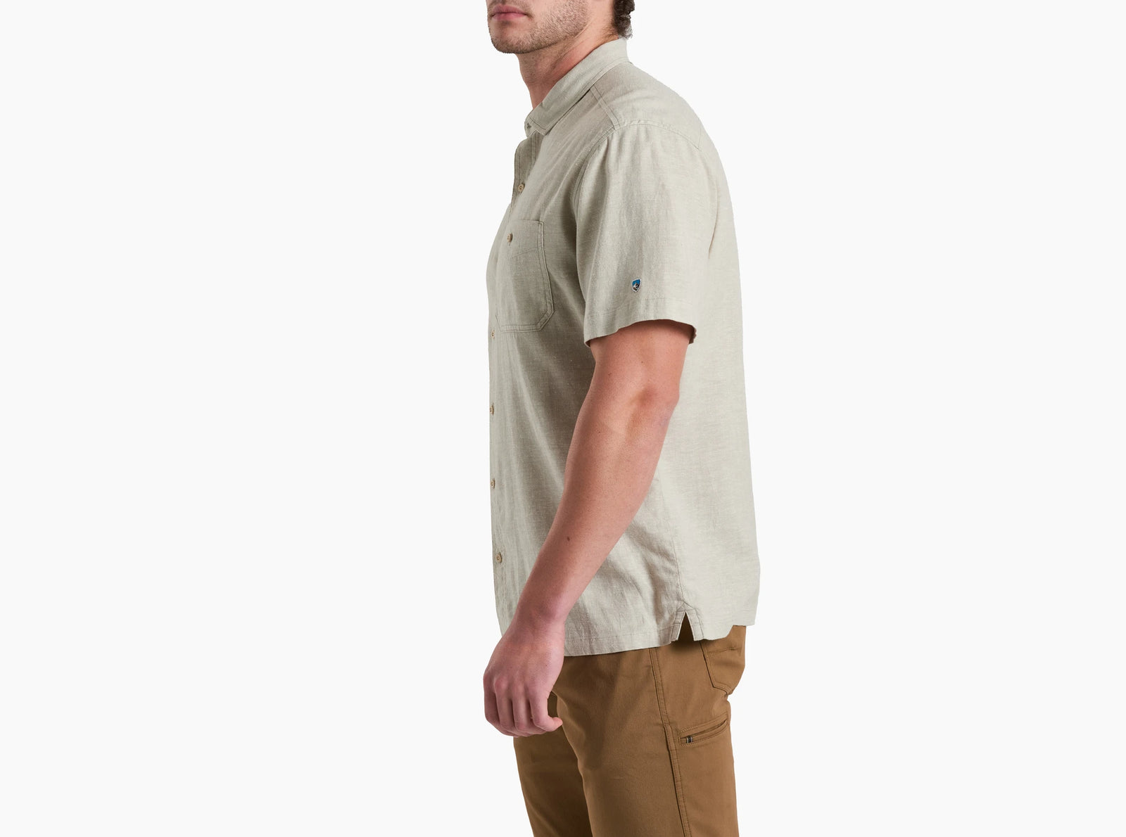 KUHL M SS Getaway Shirt NATURAL