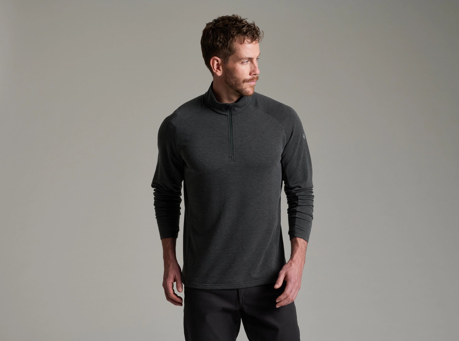 KUHL M Influx 1/4 Zip CARBON
