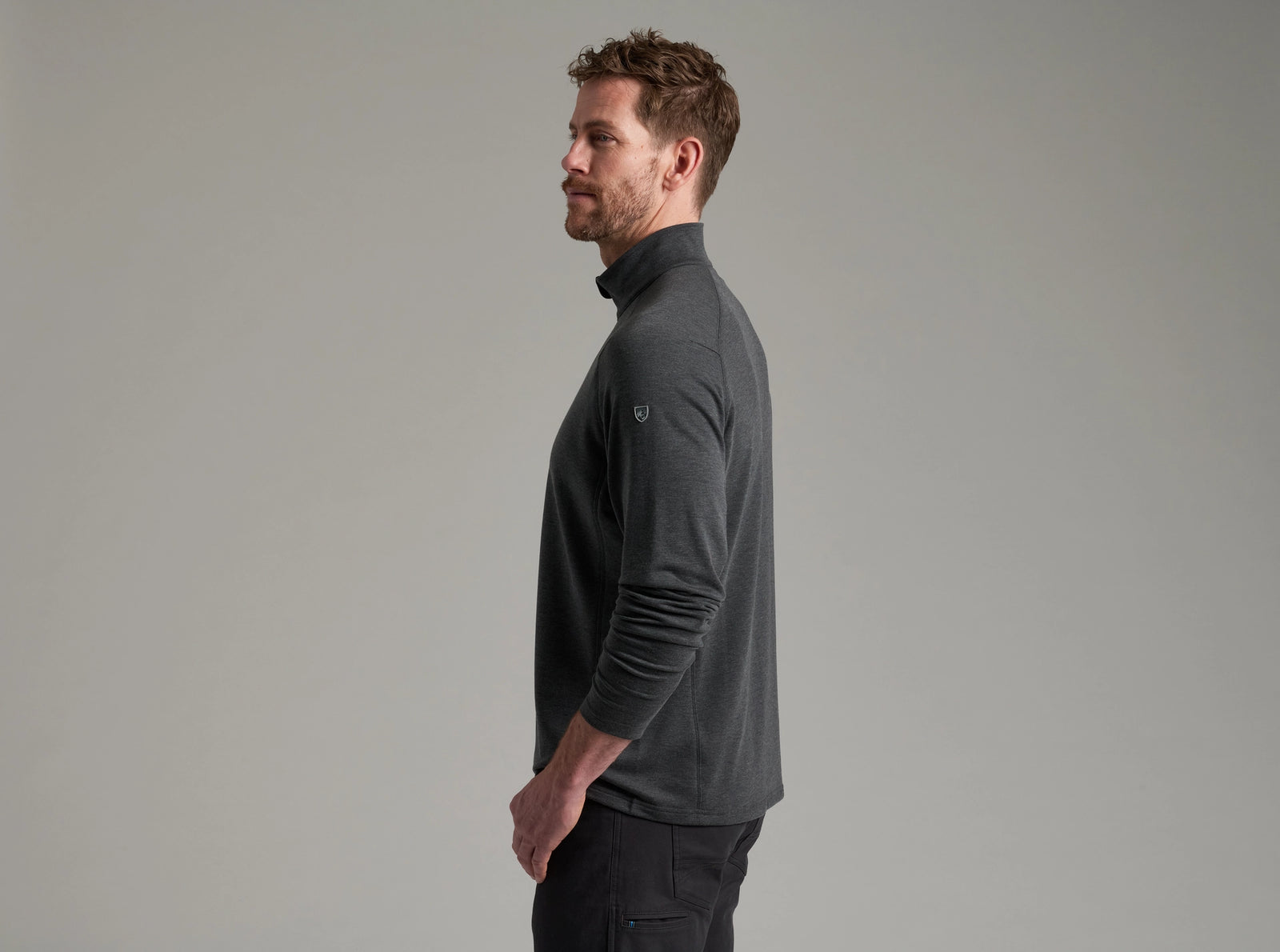 KUHL M Influx 1/4 Zip CARBON