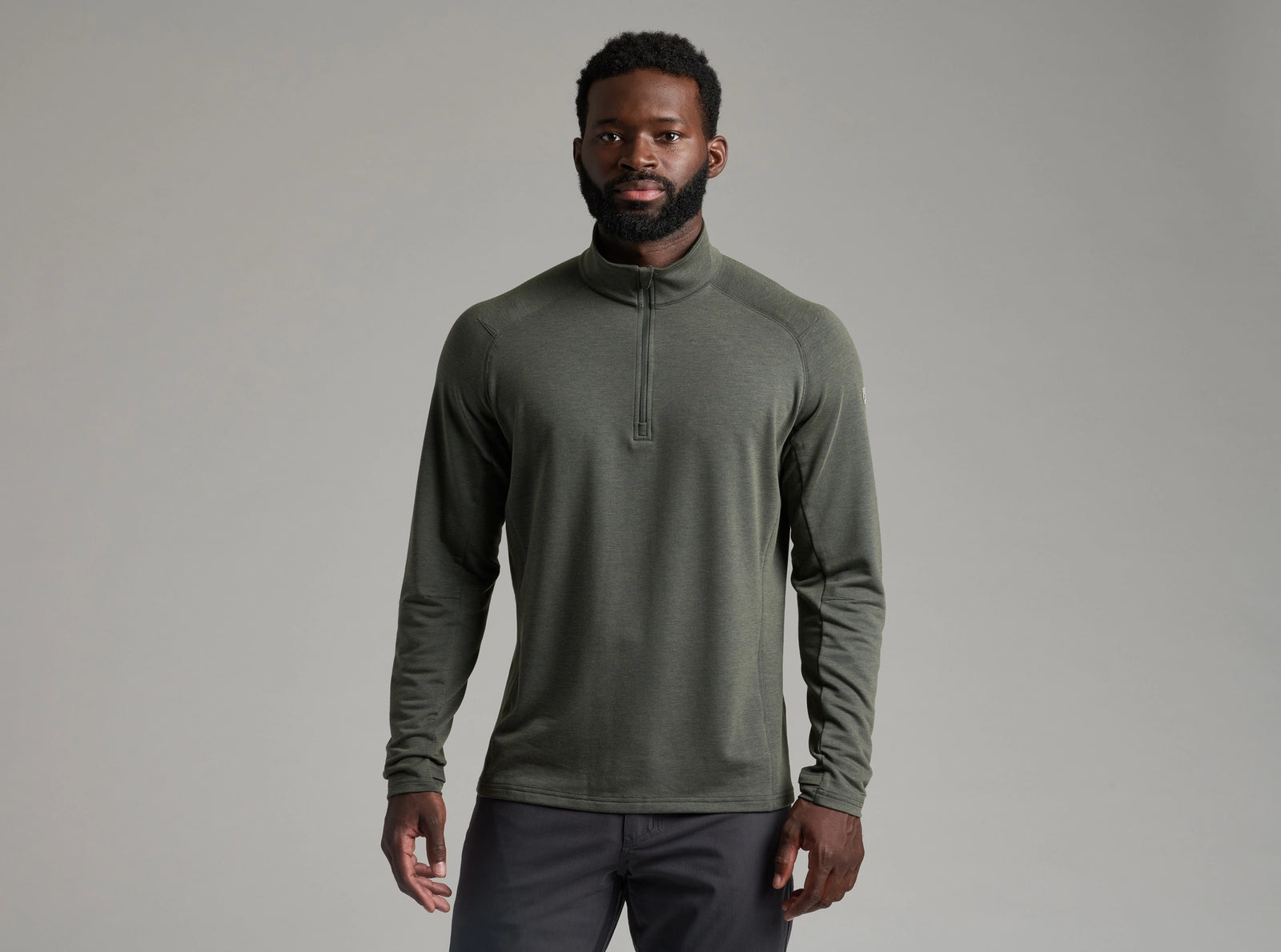 KUHL M Influx 1/4 Zip MOSS STONE