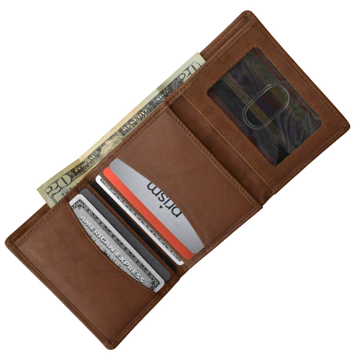 ili New York Trifold Wallet TOFFEE