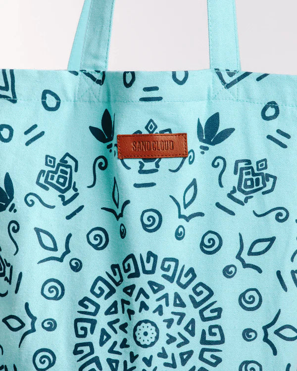 Sand Cloud Mandala Everyday Tote SEAGLASS