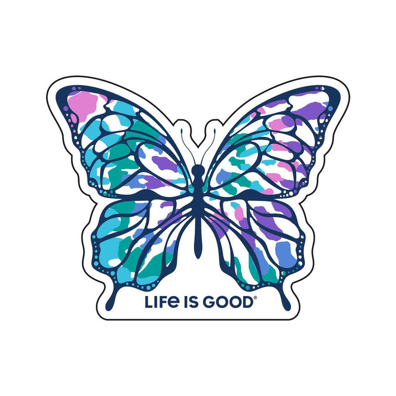 Life is Good Butterfly Decal