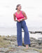 Carve Designs W Nico Linen Pant CAPTAIN CHAMBRAY