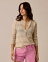 Carve Designs W Amara Pointelle Sweater BIRCH