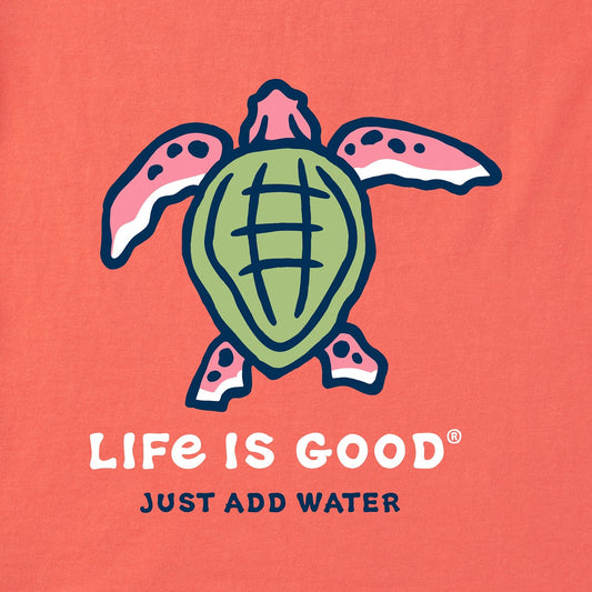 Life is Good W SS Crusher Turtle Just Add Water MANGO