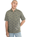 Royal Robbins M SS Camino Pucker Shirt OLIVE RAY PRINT