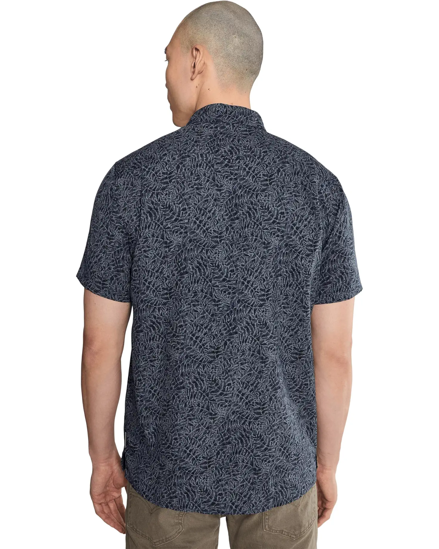 Royal Robbins M SS Amp Lite II NAVAL FROND PRINT