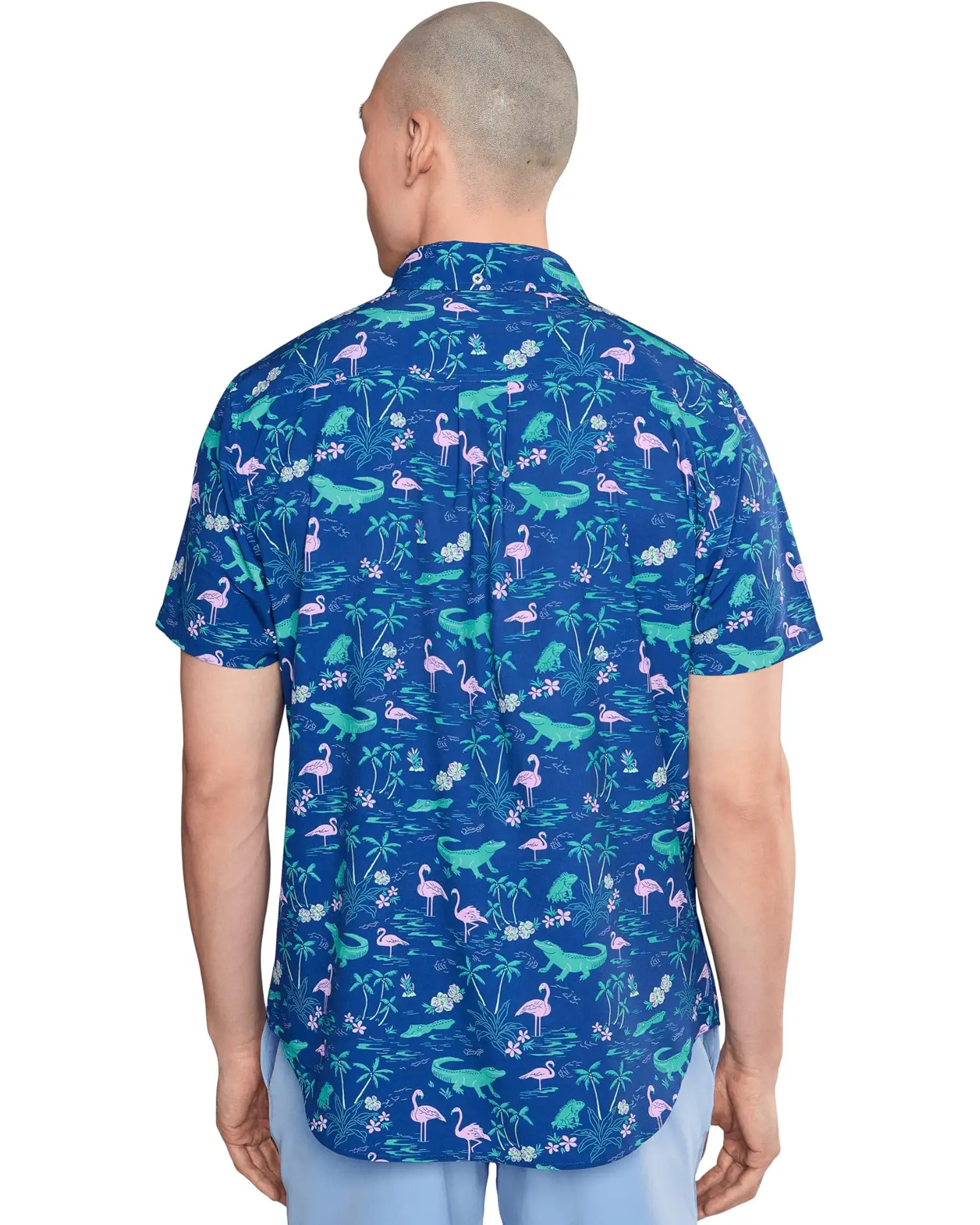 Chubbies M Friday Shirt THE SWAMP & CIRCUMSTANCES - BRIGHT BLUE