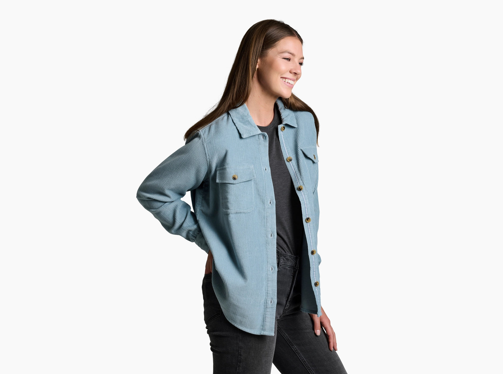 KUHL W Tallula Cord Shirt WINTER SKY