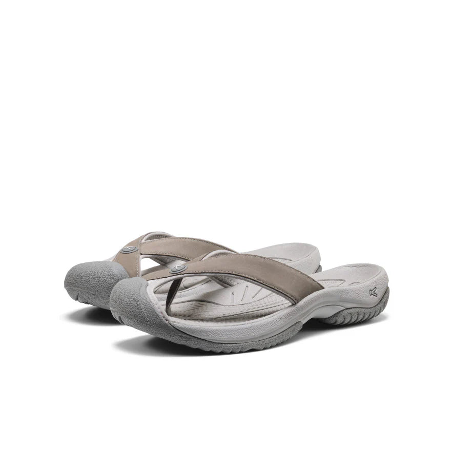 KEEN M Waimea Leather Sandal MONOCHROME / STEEL