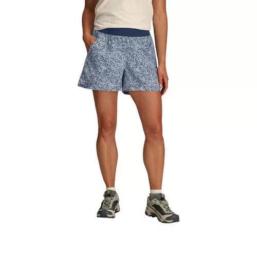 Royal Robbins W Spotless Evolution Short DEEP BLUE BRIAR PRINT