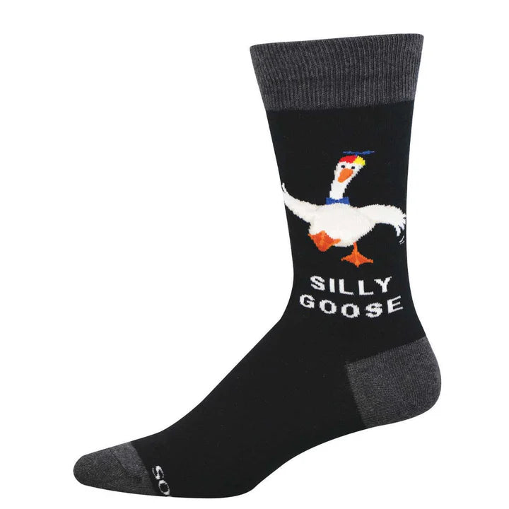 Socksmith M Silly Goose BLACK