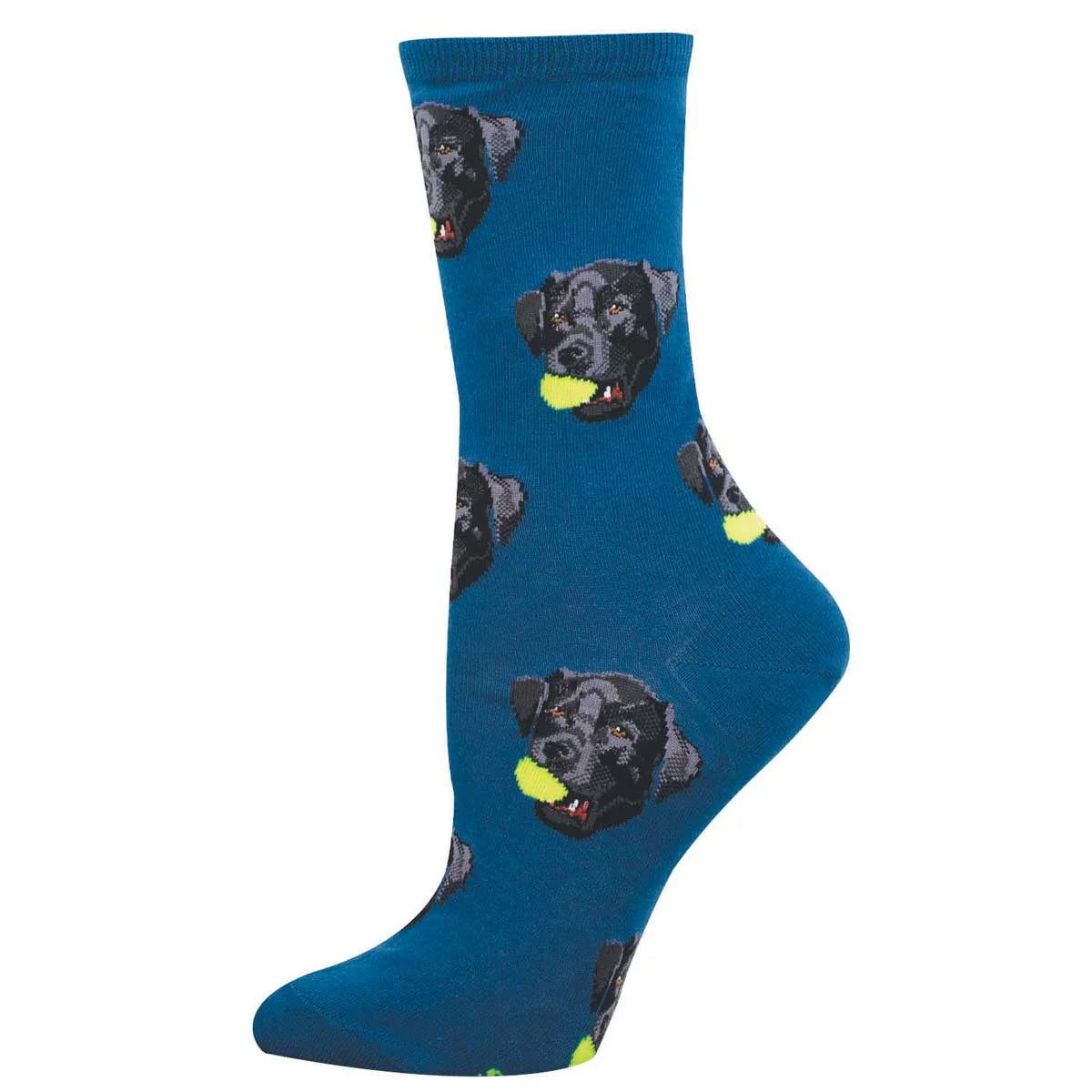 Socksmith W Black Lab TEAL