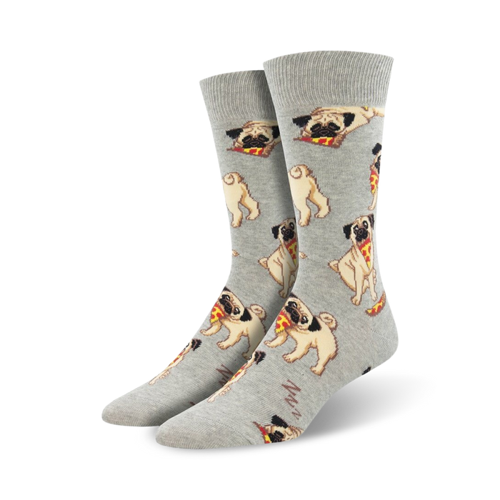 Socksmith M Man's Best Friend HEATHER GRAY