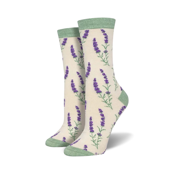 Socksmith W Bamboo Lovely Lavender IVORY
