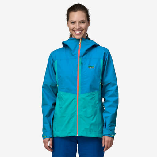 Patagonia W Boulder Fork Rain Jacket SUBTIDAL BLUE