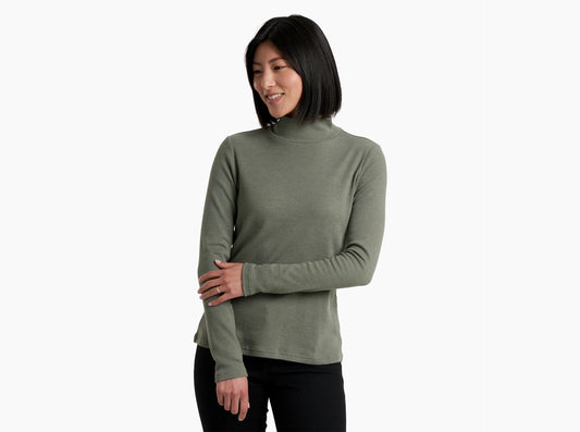 KUHL W LS Verona Rib Knit Top SOFT PINE