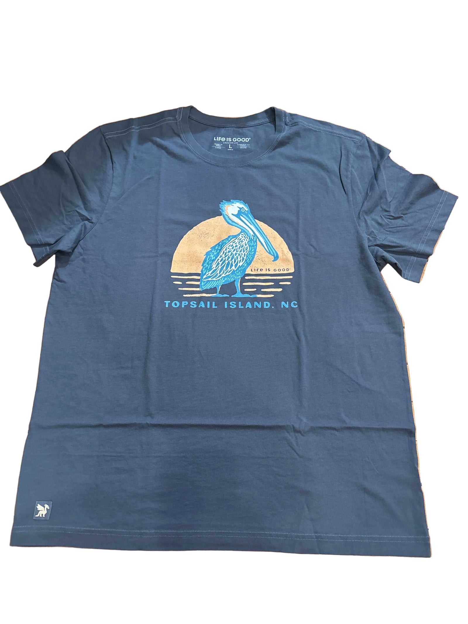 Life Is Good M SS Crusher-Lite ND Pelican DK BLUE