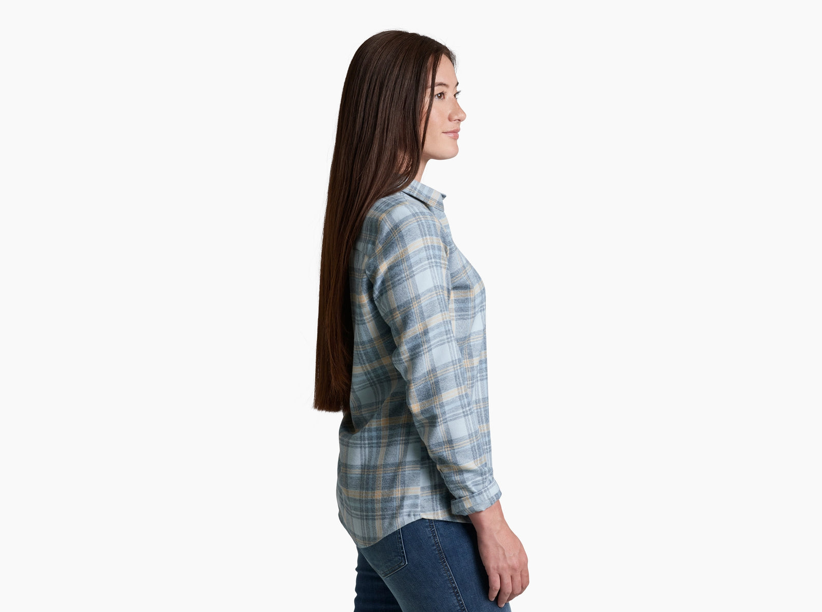 KUHL W LS Whisper Flannel WINTER SKY
