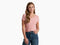 KUHL W SS Remi Notch Tee CORAL ROSE