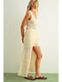 Miou Muse W Crochet Long Cardigan BEIGE