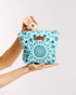 Sand Cloud Mandala Zippered Pouch SEAGLASS