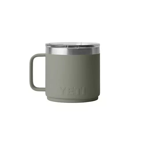 Yeti Rambler 14 oz Ceramic Lined Stackable Mug PAMPAS GREEN