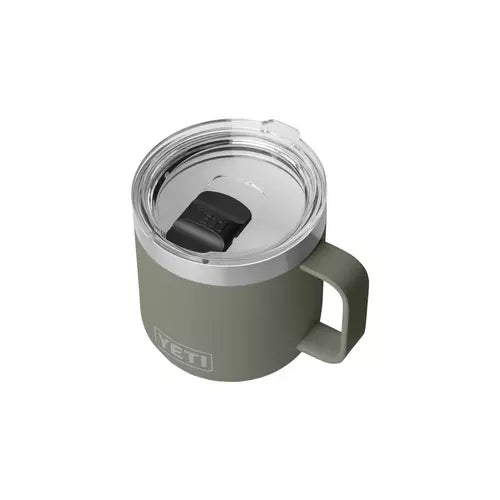 Yeti Rambler 14 oz Ceramic Lined Stackable Mug PAMPAS GREEN