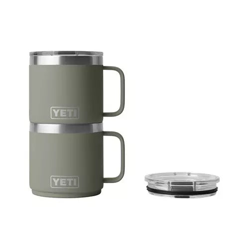 Yeti Rambler 14 oz Ceramic Lined Stackable Mug PAMPAS GREEN