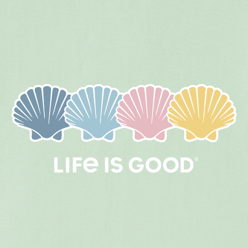 Life Is Good W SS Sleep Tee Seashell Spectrum SAGE GREEN