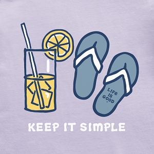 Life is Good W SS Crusher Keep It Simple Lemonade