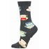 Socksmith W Bamboo Spot Of Tea Please CHARCOAL HEATHER