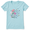 Life is Good W Crusher Vee Sweet Dreams Wildflowers BLU
