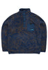 KAVU M Teannaway Fleece PO BLUE WATER TOPO