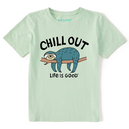 LIG Kids SS Crusher Chill Out Sloth SAGE GREEN