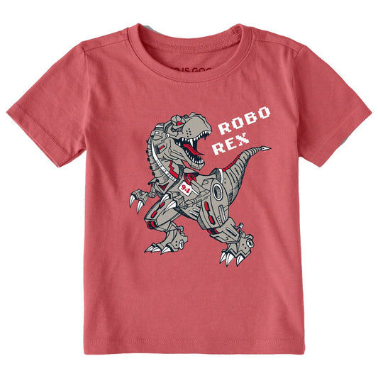 Life is Good Toddler SS Crusher Robo Rex FADED RED