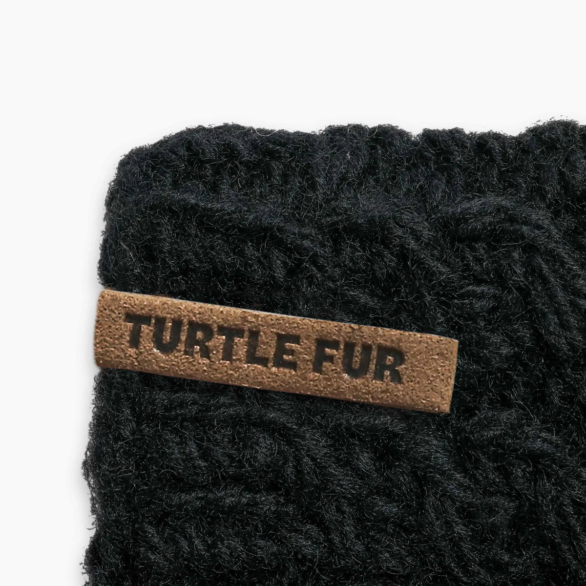 Turtle Fur Mika Mittens Fingerless Mittens BLACK