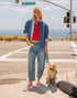 Carve Designs W Marais Reversible Jacket ORION FLEUR / TWEED
