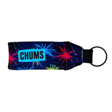 Chums Floating Keychain NEON PALMS