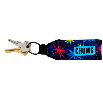 Chums Floating Keychain NEON PALMS