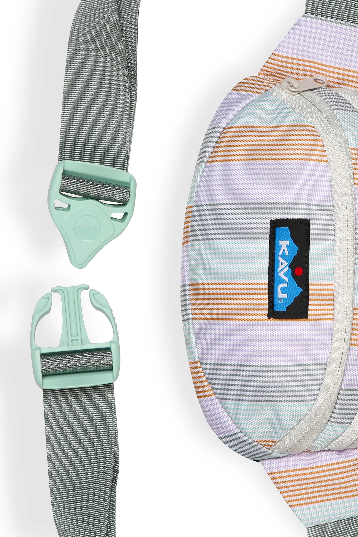 KAVU Spectator Fanny Pack SERENE STRIPE