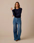 Carve Designs W Farrah Wide Leg Pant MAGNOLIA