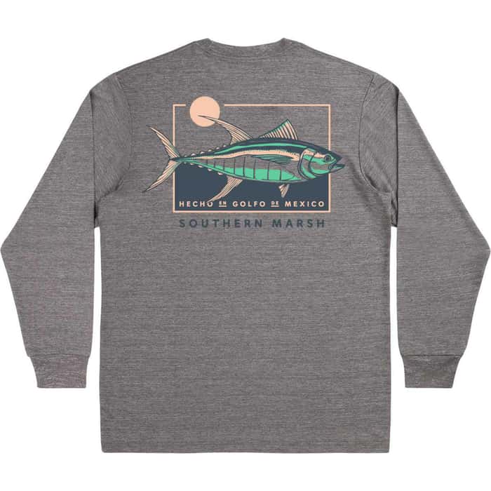Southern Marsh M LS Fieldtec Tee Atun de Sol GRAY