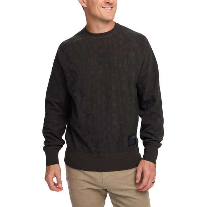 Howler Bros M Eleos Fleece Crewneck ANTIQUE BLACK