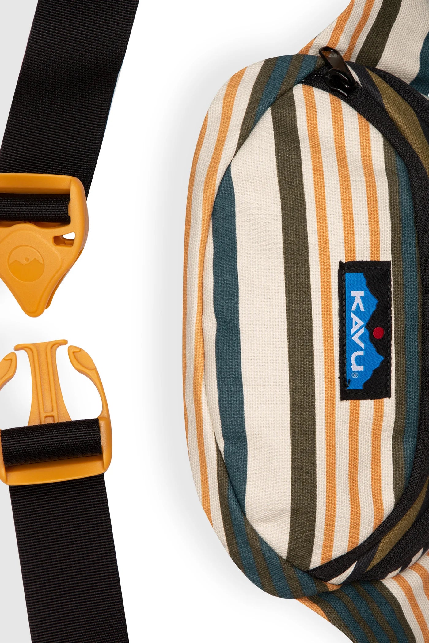 KAVU Canvas Spectator KELP STRIPE