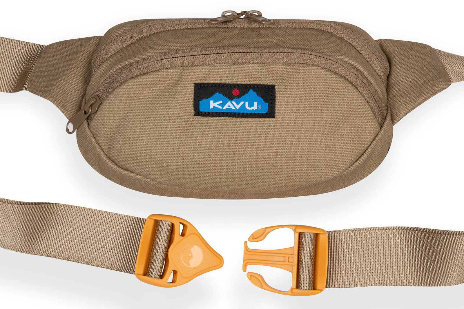 KAVU Canvas Spectator Fanny Pack OLIVE
