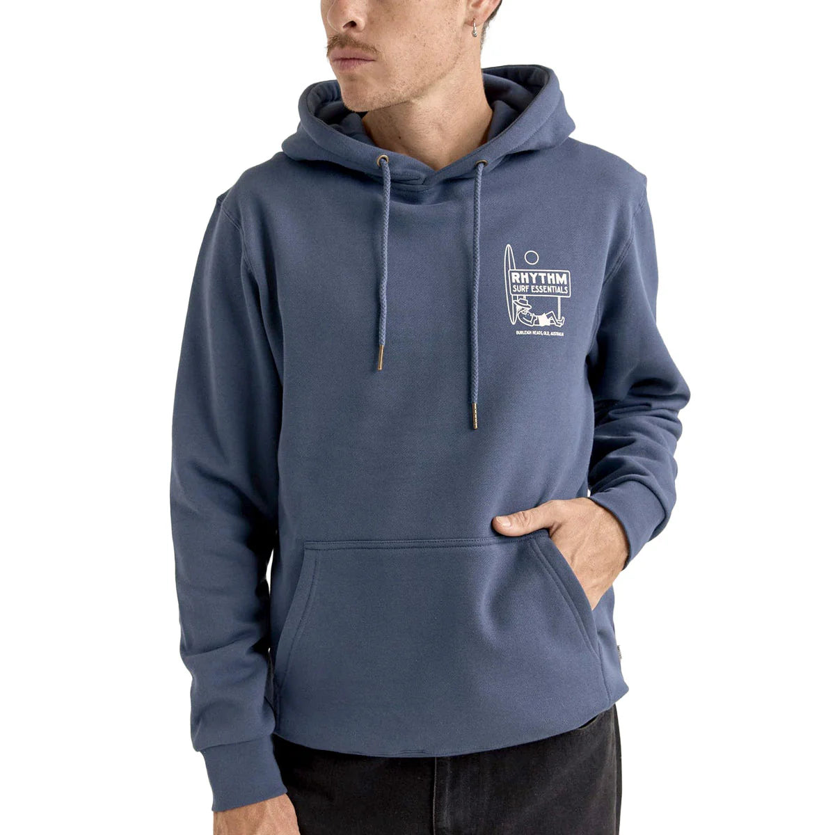 Rhythm M Siesta Fleece Hoodie NAVY