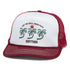 Rhythm M Trees Trucker Hat MERLOT