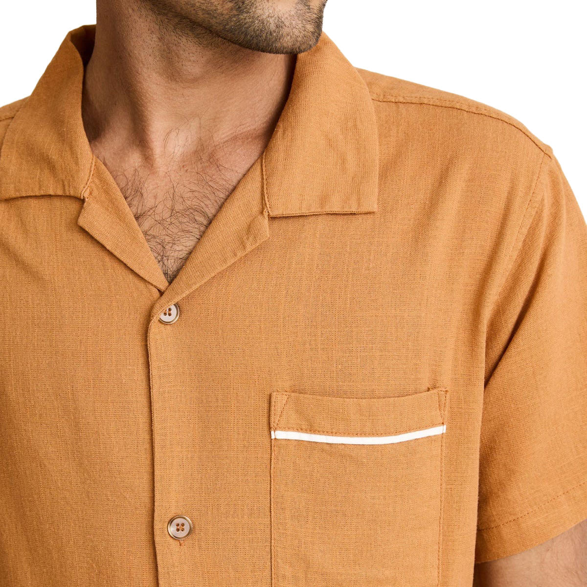 Rhythm M SS Daytona Shirt CLAY